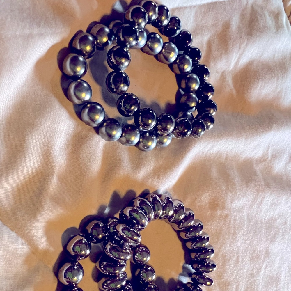 Beaded stretch bracelets
